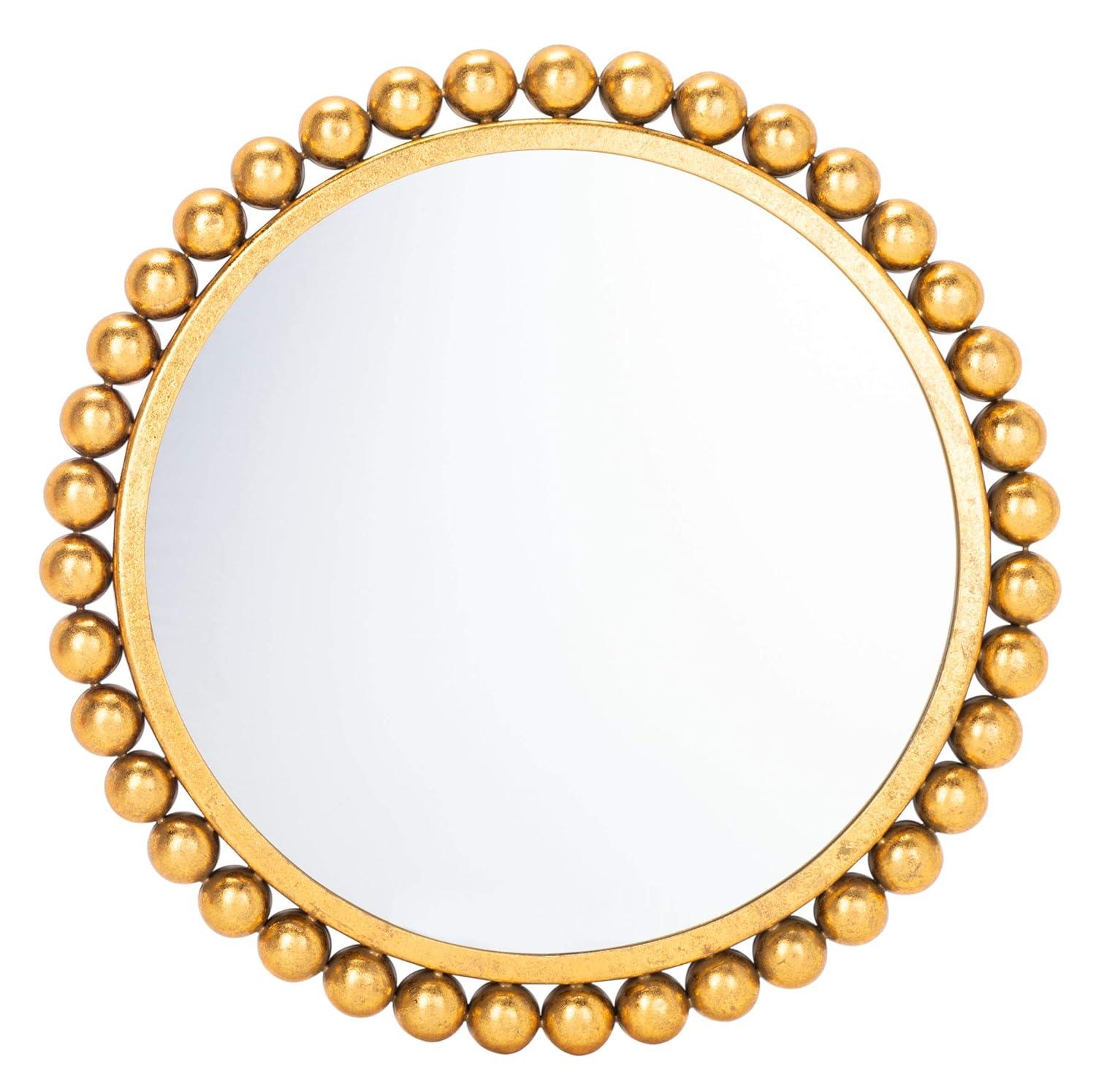 Everly Quinn Savoie Metal Flat Wall Mirror
