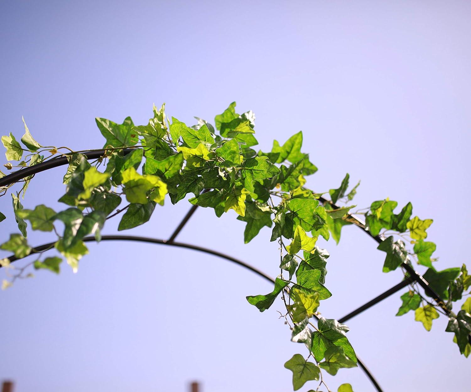 Metal Garden Arch 7.8ft High X 4.5ft Wide Garden Arbor for Various Climbing Plant Outdoor Garden Lawn Backyard Wedding Arch Party Decoration Archway