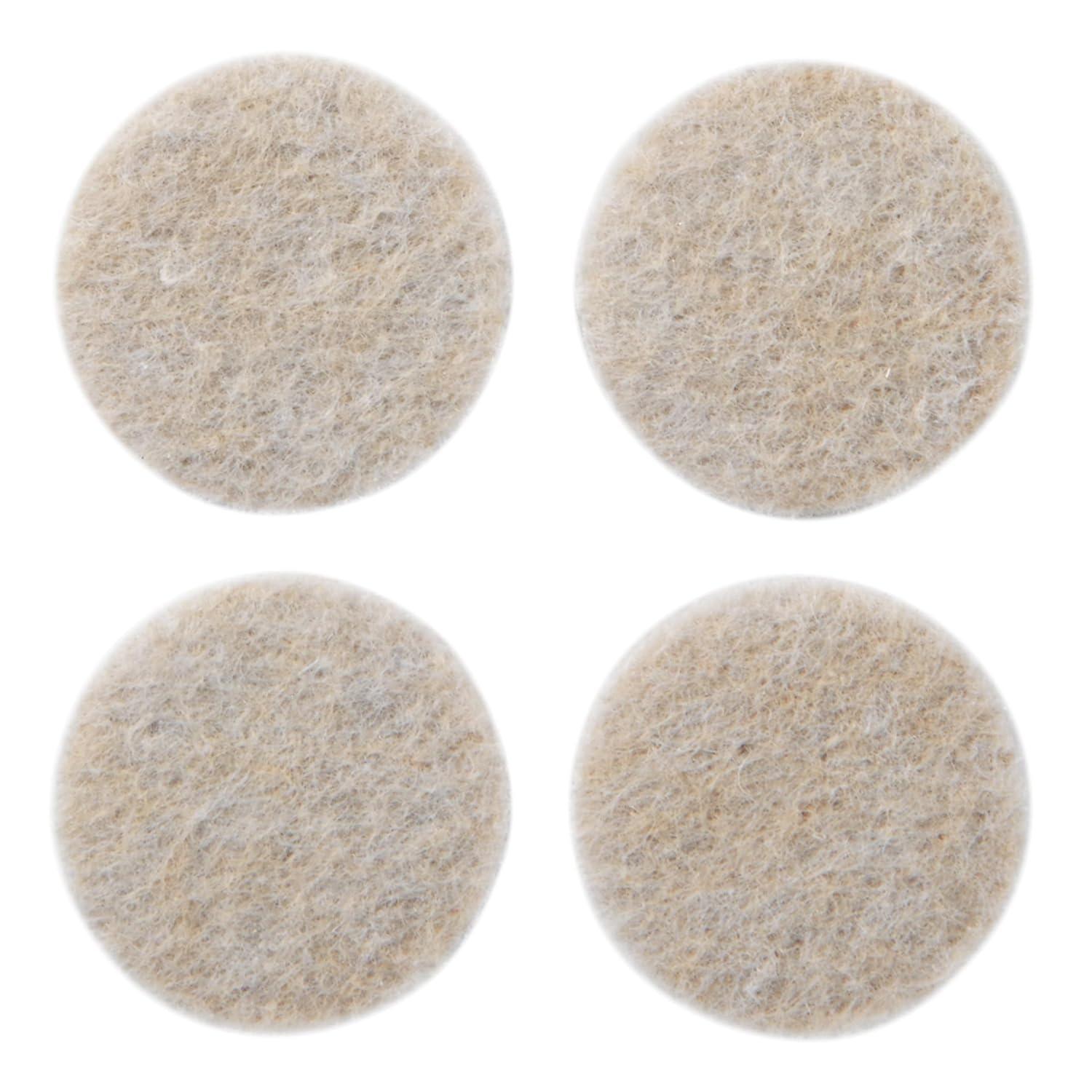 Scotch 1" 32pk Felt Pads Beige: Anti-Scratch Furniture & Chair Leg Protection, Floor Pad, 1" x 0.2" Felt, 32ct