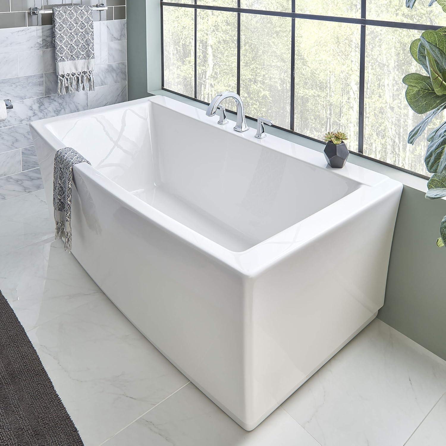 Townsend 67.94'' x 36'' Freestanding Soaking Acrylic Bathtub