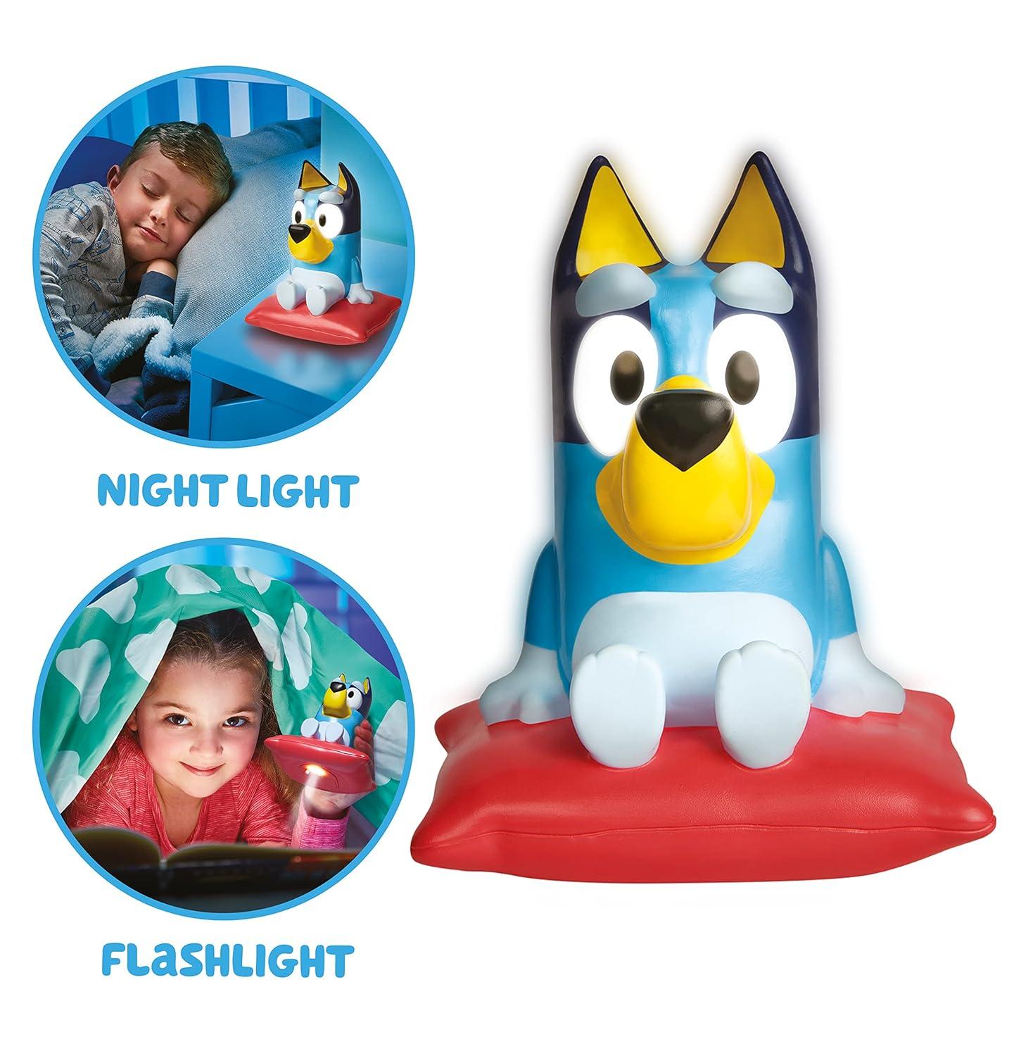 Bluey, 2 in 1 Night Light & Flashlight, LED, Auto-off Timer, Preschool, Ages 1+