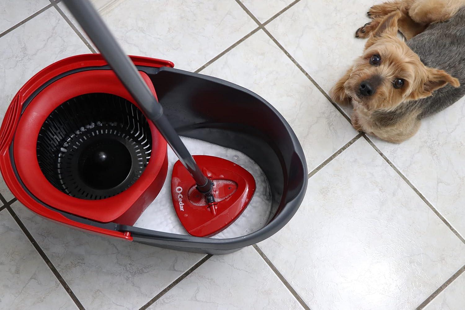 O-Cedar EasyWring Spin Mop and Bucket System