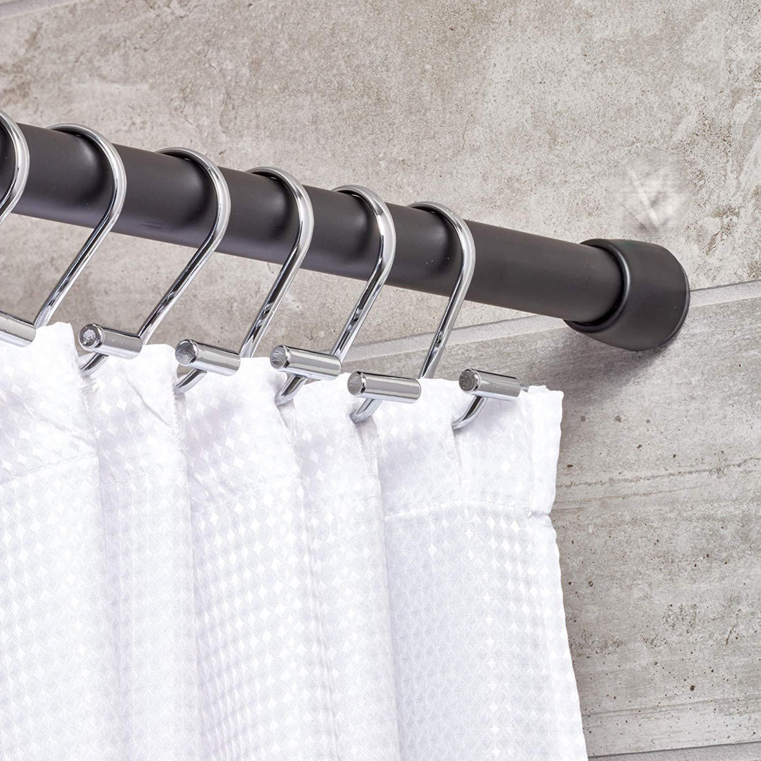 iDesign 26'' Straight Tension Shower Curtain Rod