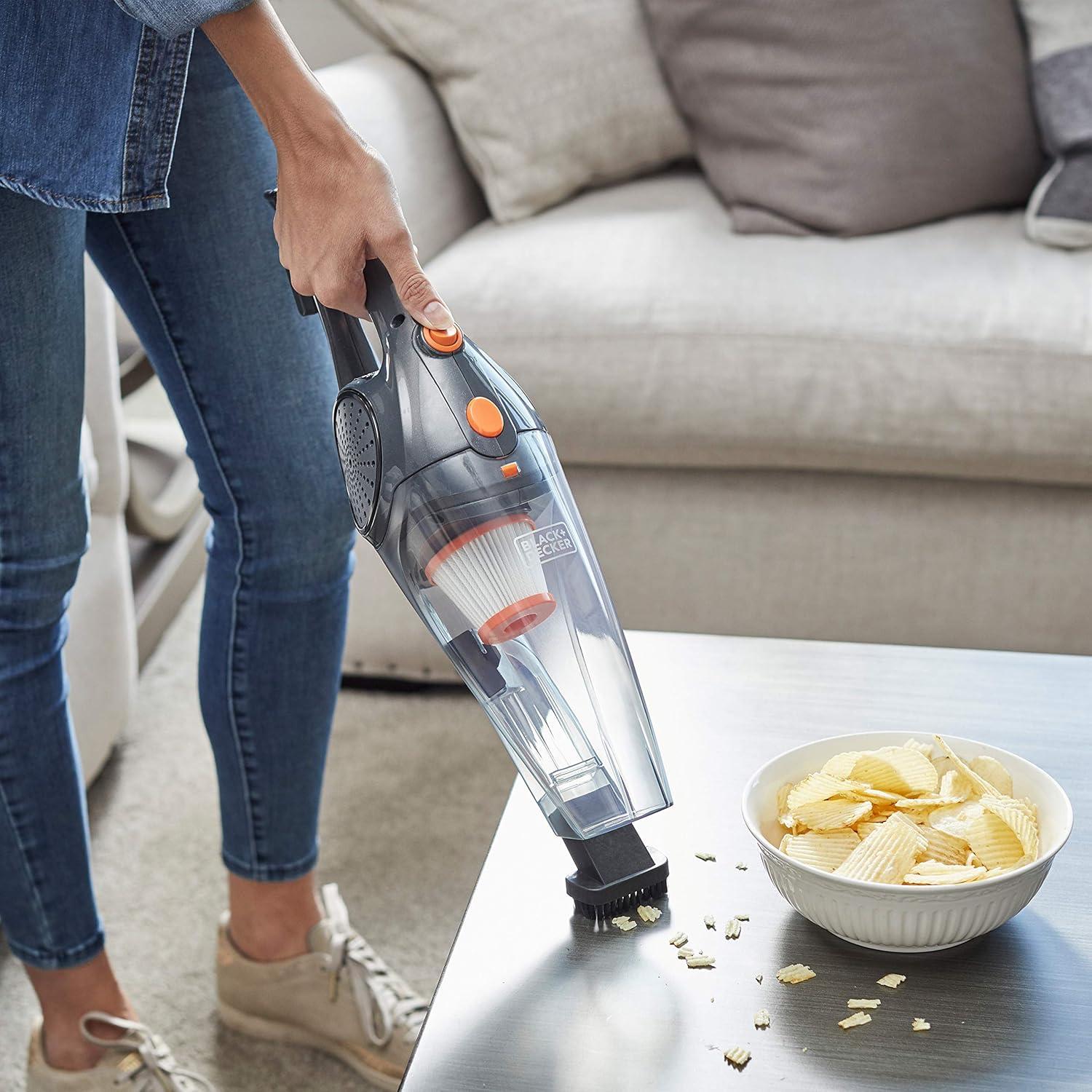 Black and Decker 3 In 1 Convertible Corded Upright Handheld Vacuum Cleaner, Gray