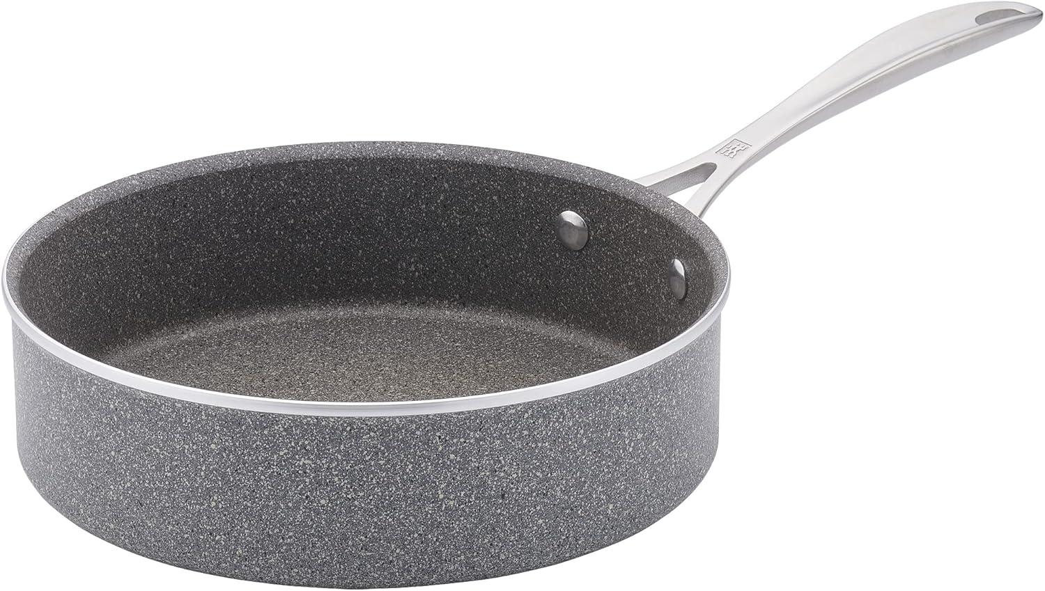 ZWILLING Vitale 3-qt Aluminum Nonstick Speckled Saute Pan with Lid