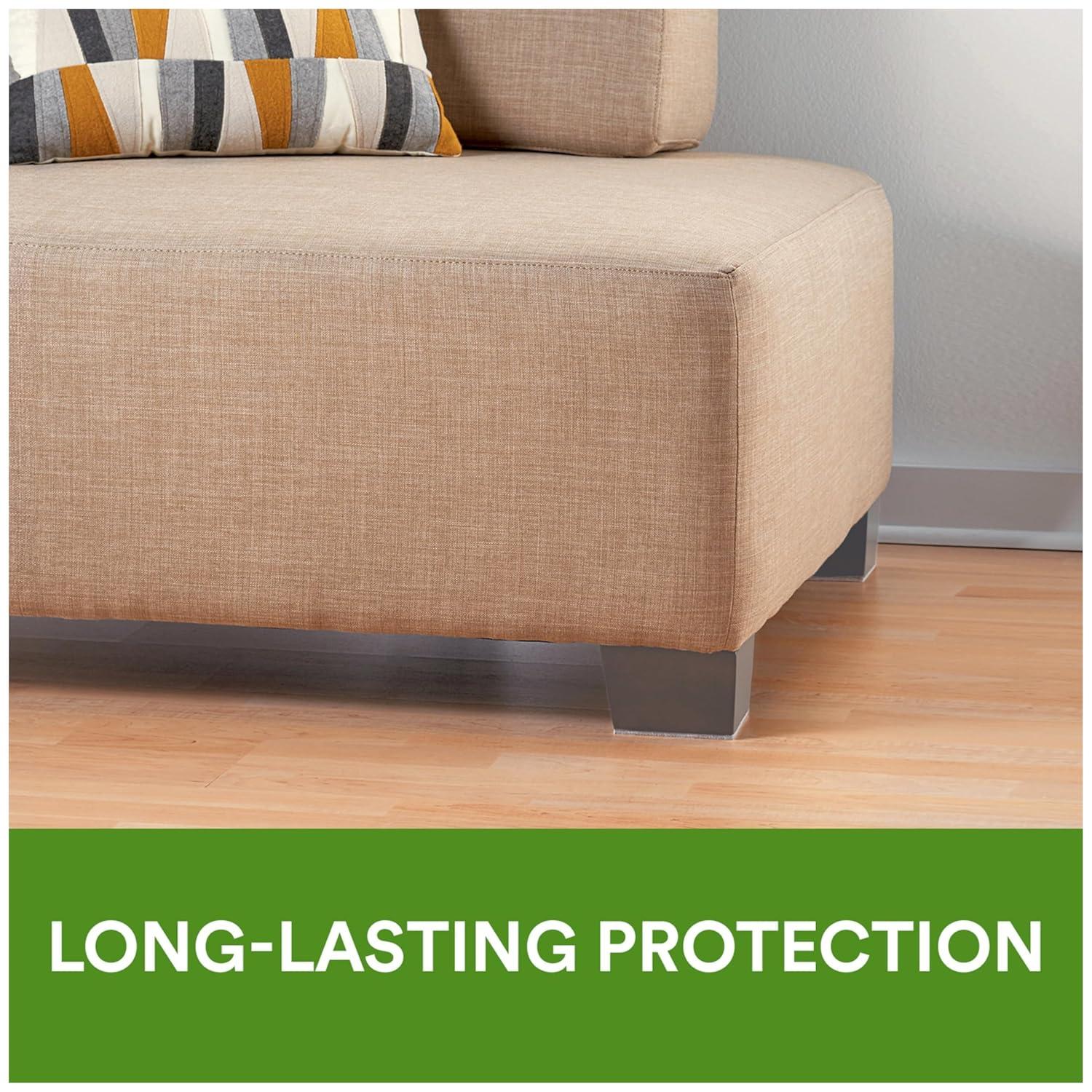 Scotch 1" 32pk Felt Pads Beige: Anti-Scratch Furniture & Chair Leg Protection, Floor Pad, 1" x 0.2" Felt, 32ct