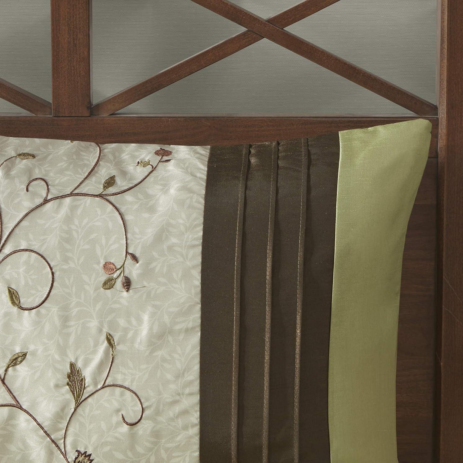 Madison Park Serene Embroidered 7 Piece Comforter Set