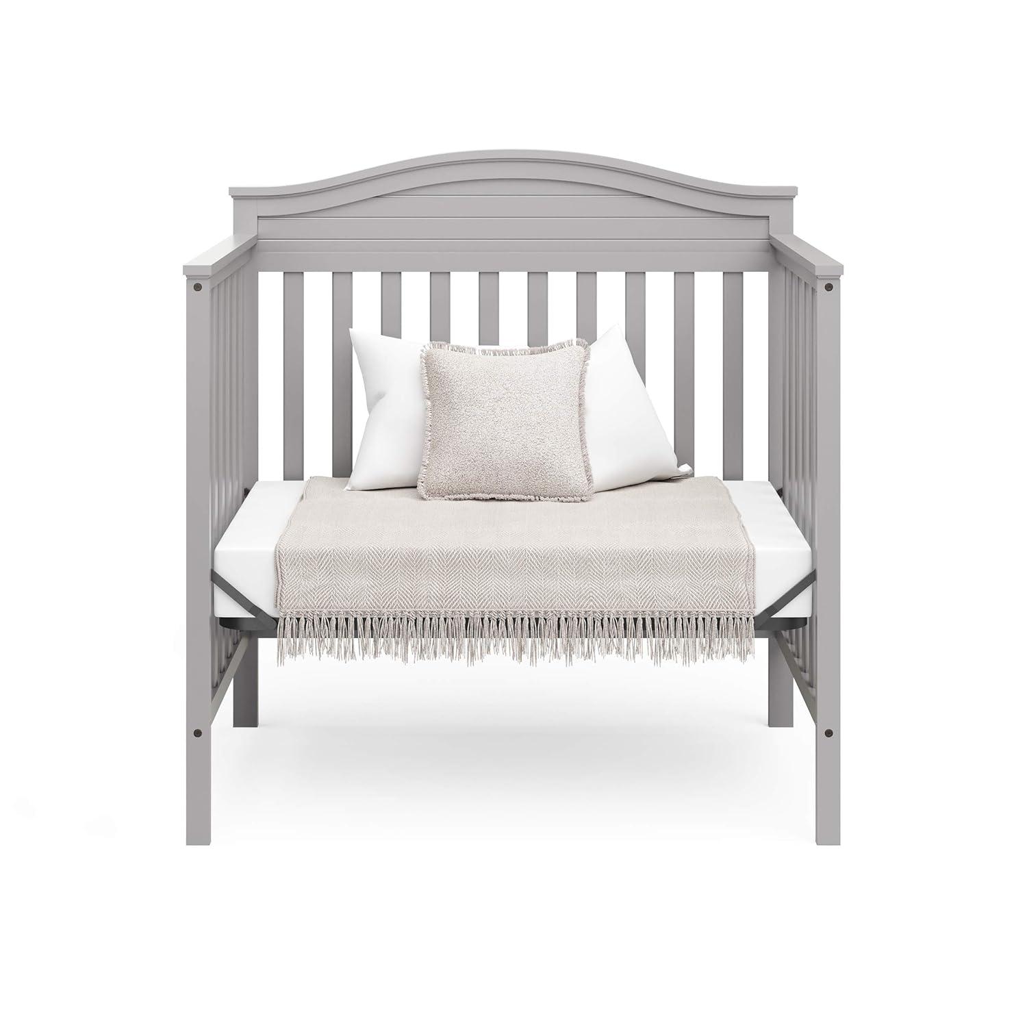 Graco Stella 4-in-1 Mini Convertible Crib with Mattress