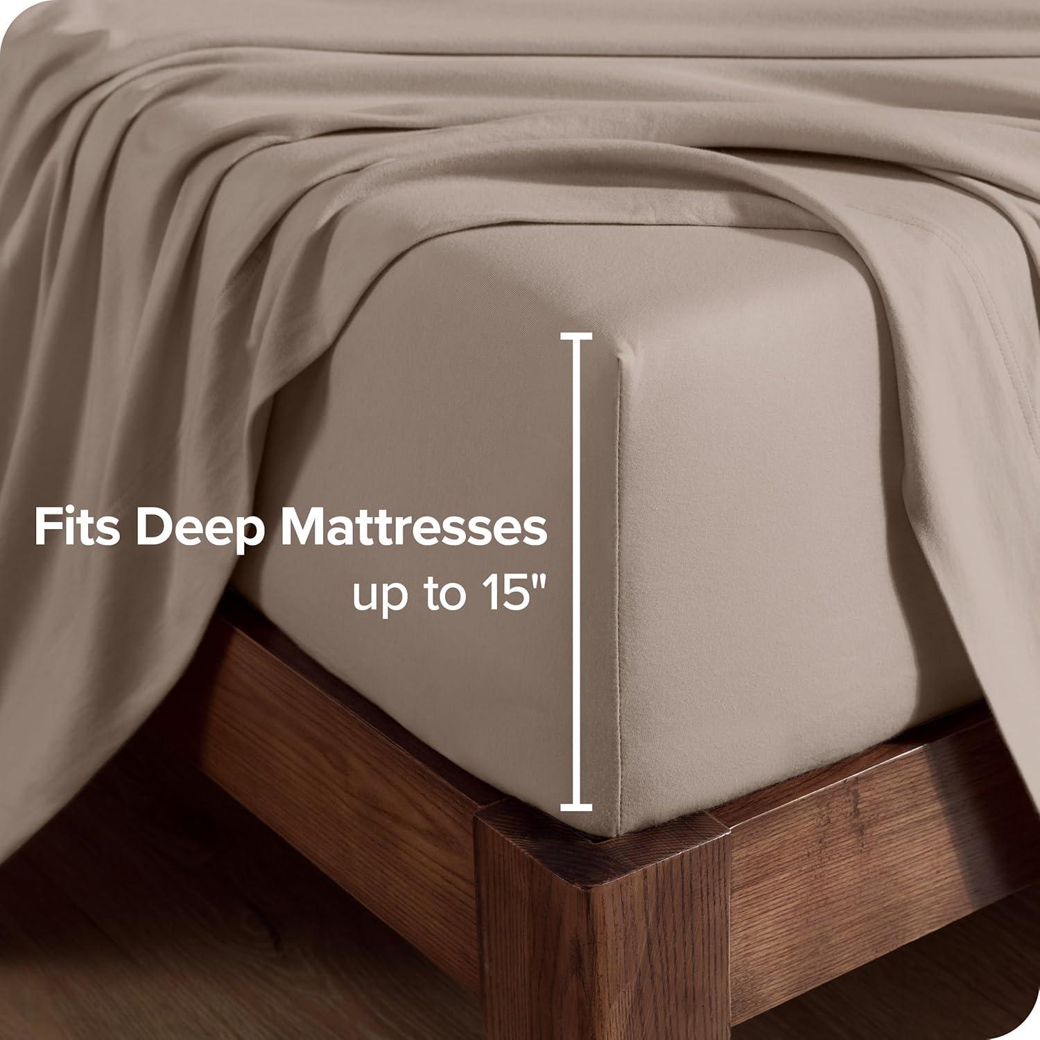 Bare Home Organic Cotton Jersey Sheet Set