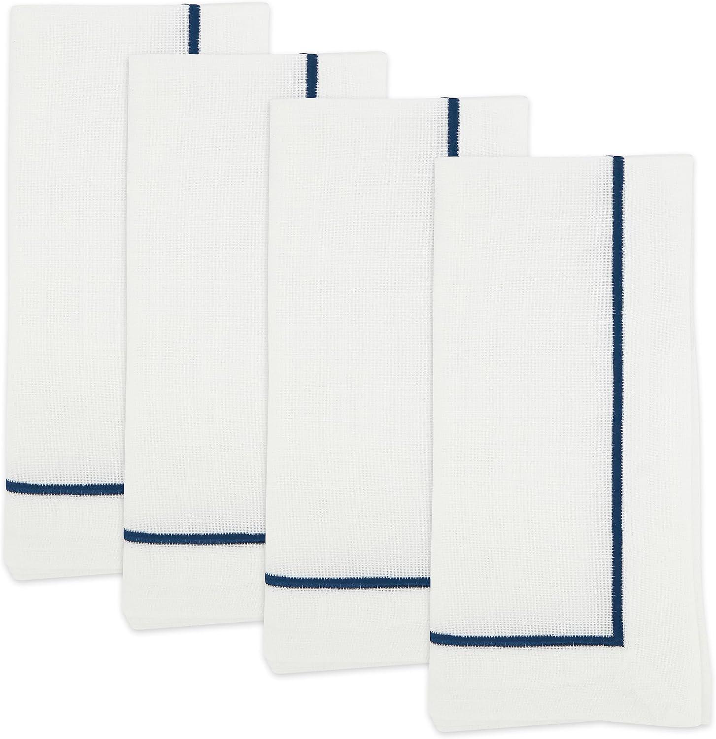 Saro Lifestyle Embroidered Dinner Napkins (Set of 4)