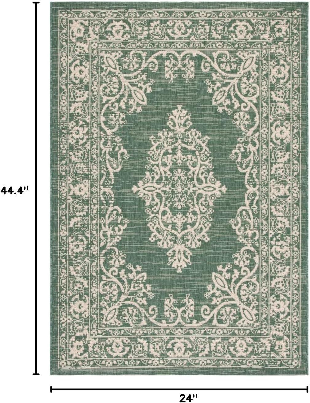 Red Barrel Studio® Courtyard Performance Oriental Rug