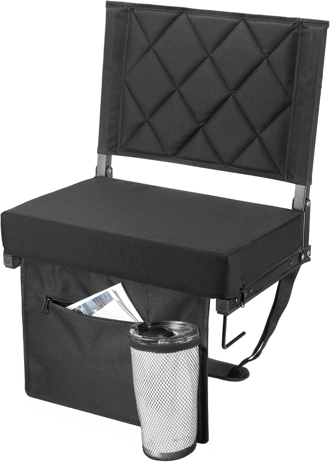 Bridgetta Folding Stadium Seat with Cushions