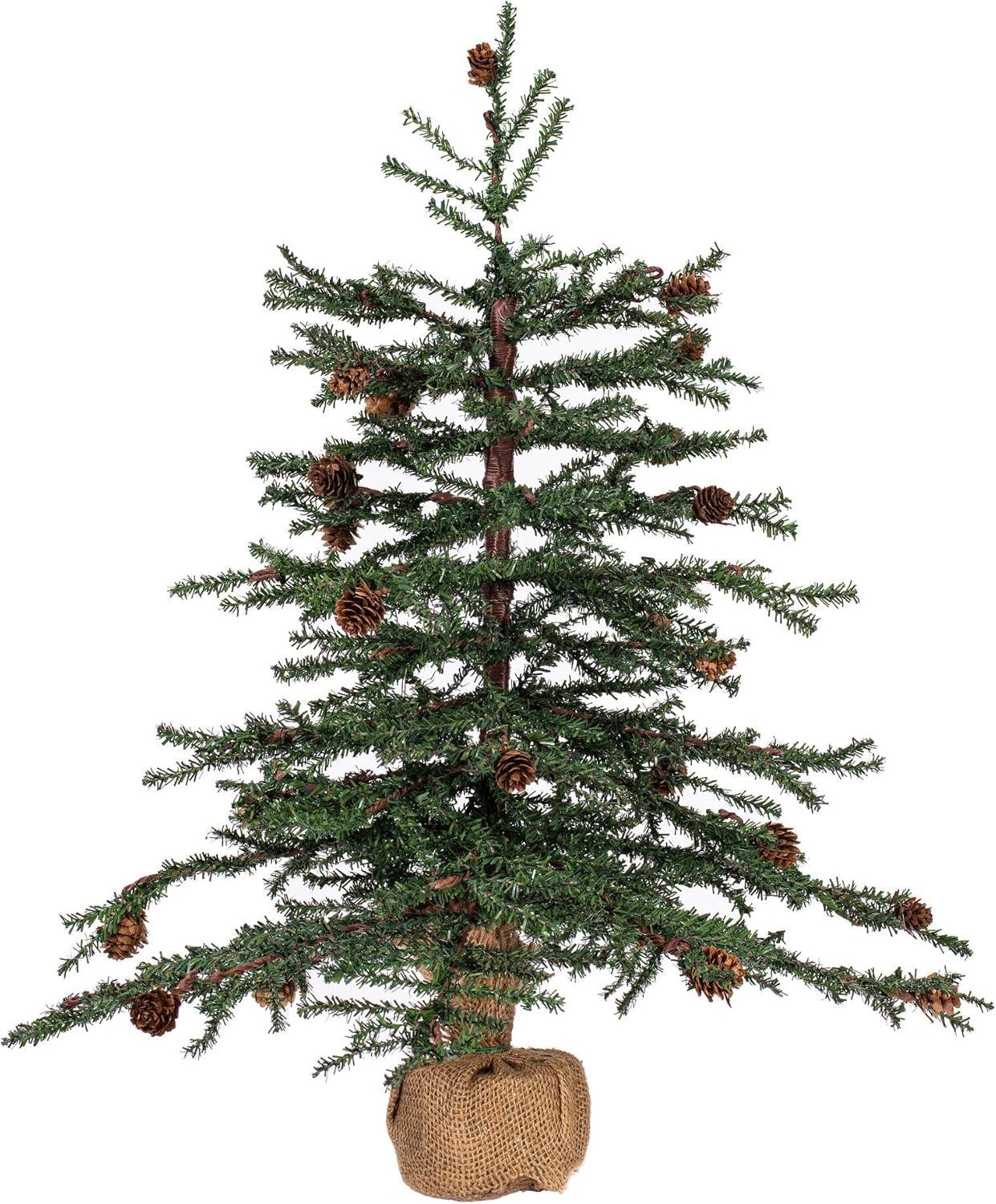 Vickerman Carmel Pine Artificial Christmas Tabletop Tree