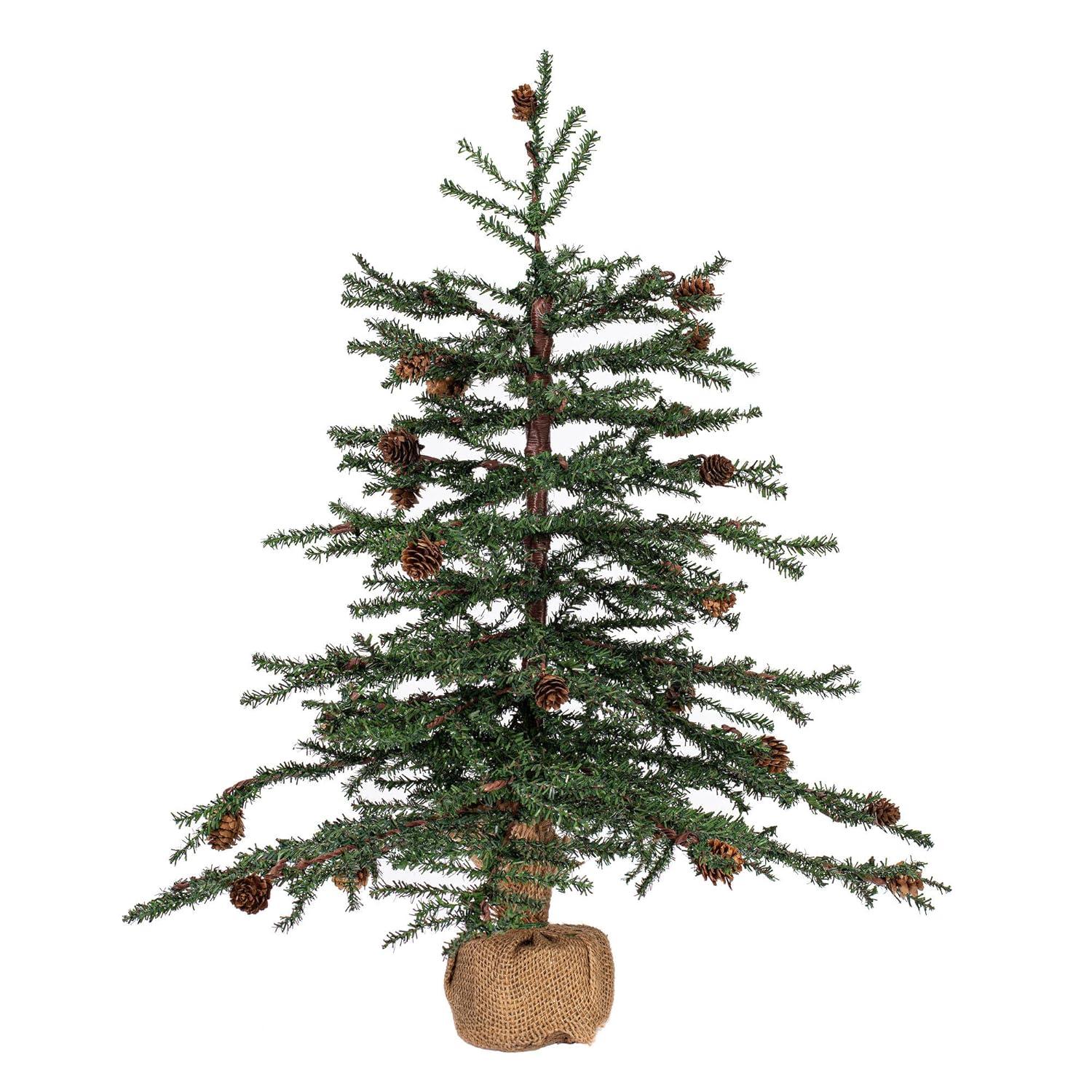 Vickerman 24" Carmel Pine Artificial Christmas Tree, Unlit