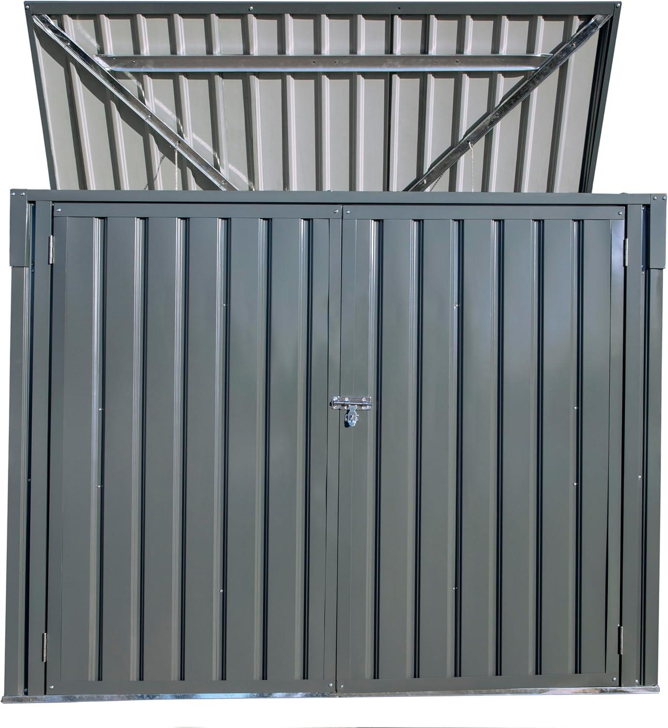 Arrow Horizontal Shed, 6x3, Grey