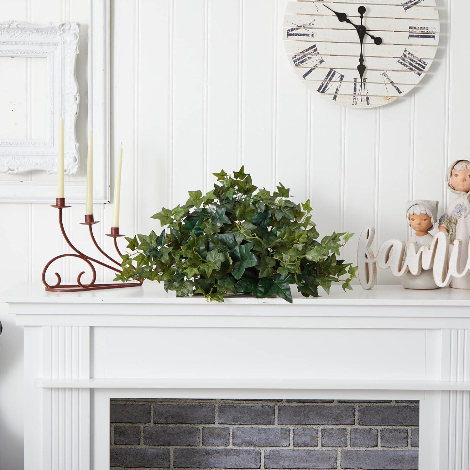 Nearly Natural Ivy Ledge Plant (Set on Foam) Silk Plant