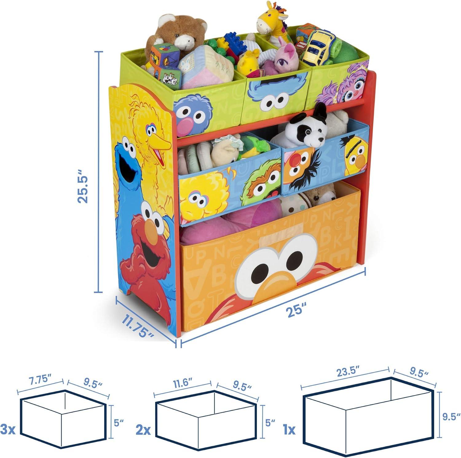 Sesame Street Multi Bin Organizer