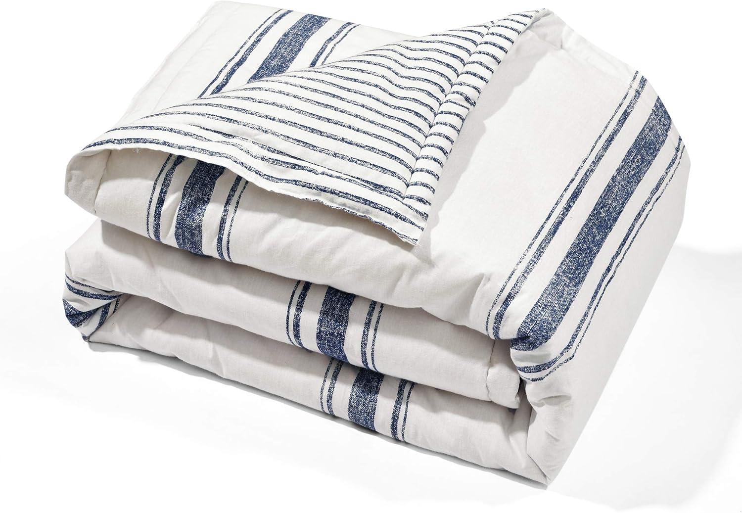 50"x60" Farmhouse Striped Throw Blanket - Lush Décor