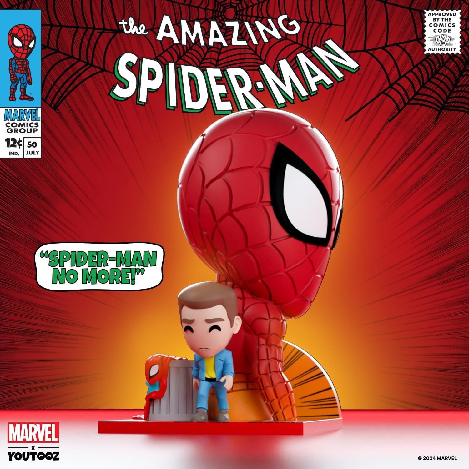 Youtooz The Amazing Spider-Man #50 5.1" inch Vinyl Figure, Collectible The Amazing Spider-Man #50 from The Amazing Spider-Man #50 by Youtooz Spider-Man Marvel Collection