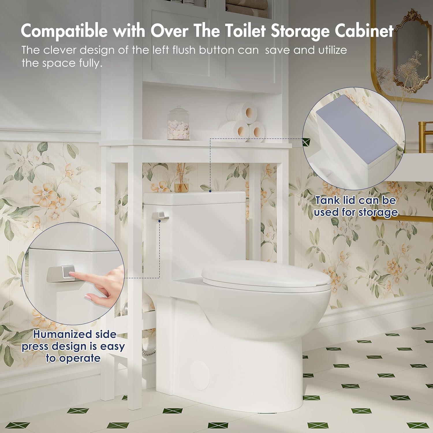 Denbigh Chair Height Elongated Comfort Height One-Piece Toilet (Seat Included)