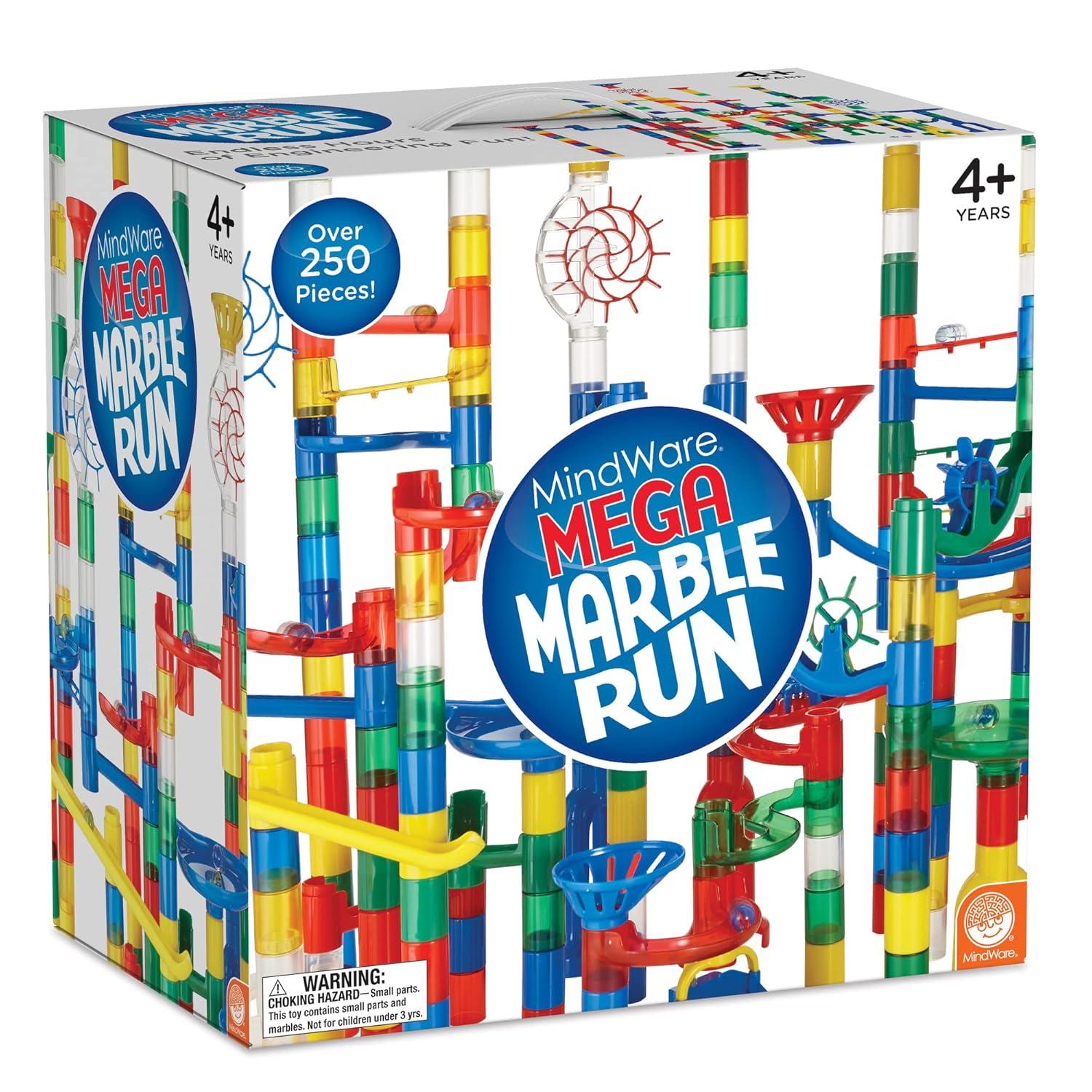 MindWare Mega Marble Run: 215-Piece Set - Building Toys