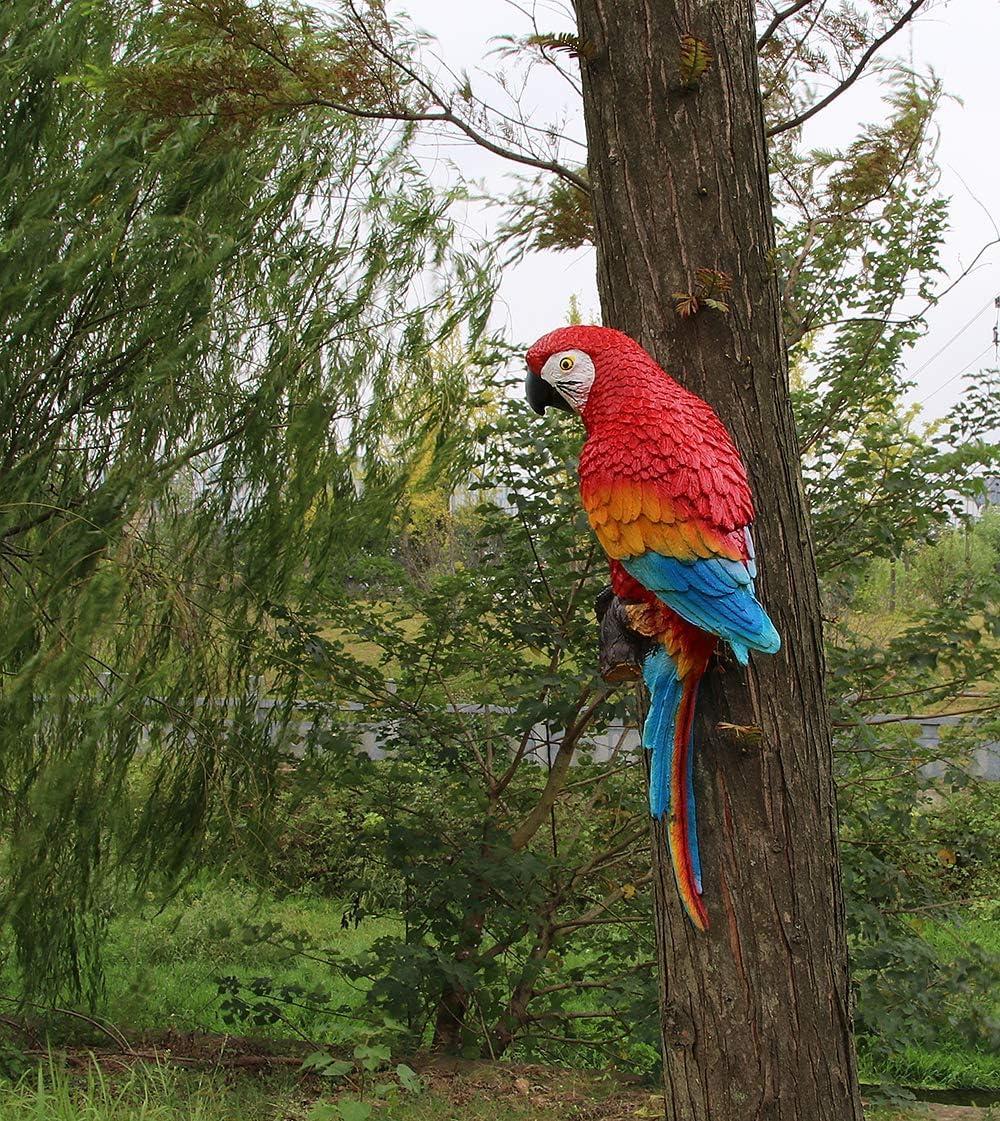 Design Toscano Tropical Scarlet Macaws Wall Sculpture