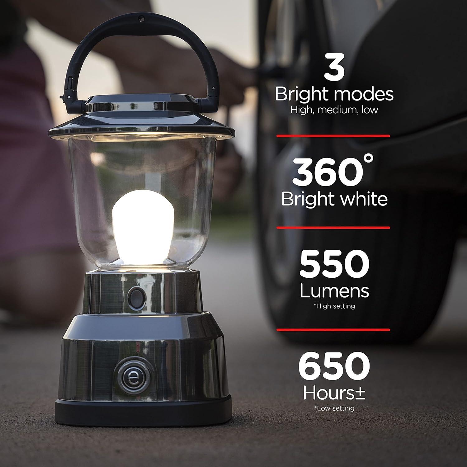 14.2'' Battery Powered Integrated LED Outdoor Lantern