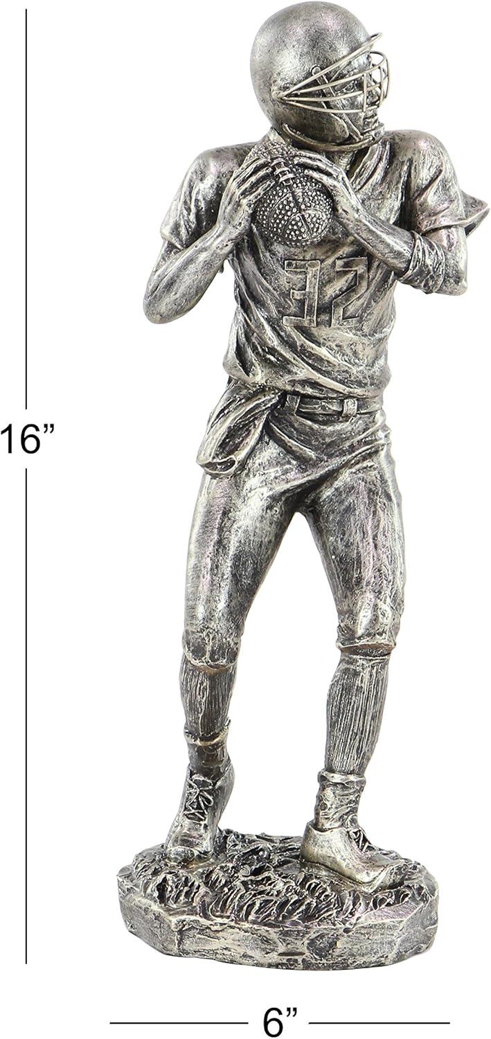 5"W, 11"H Dark Gray Polystone Hands Sculpture, by DecMode (3 Count)