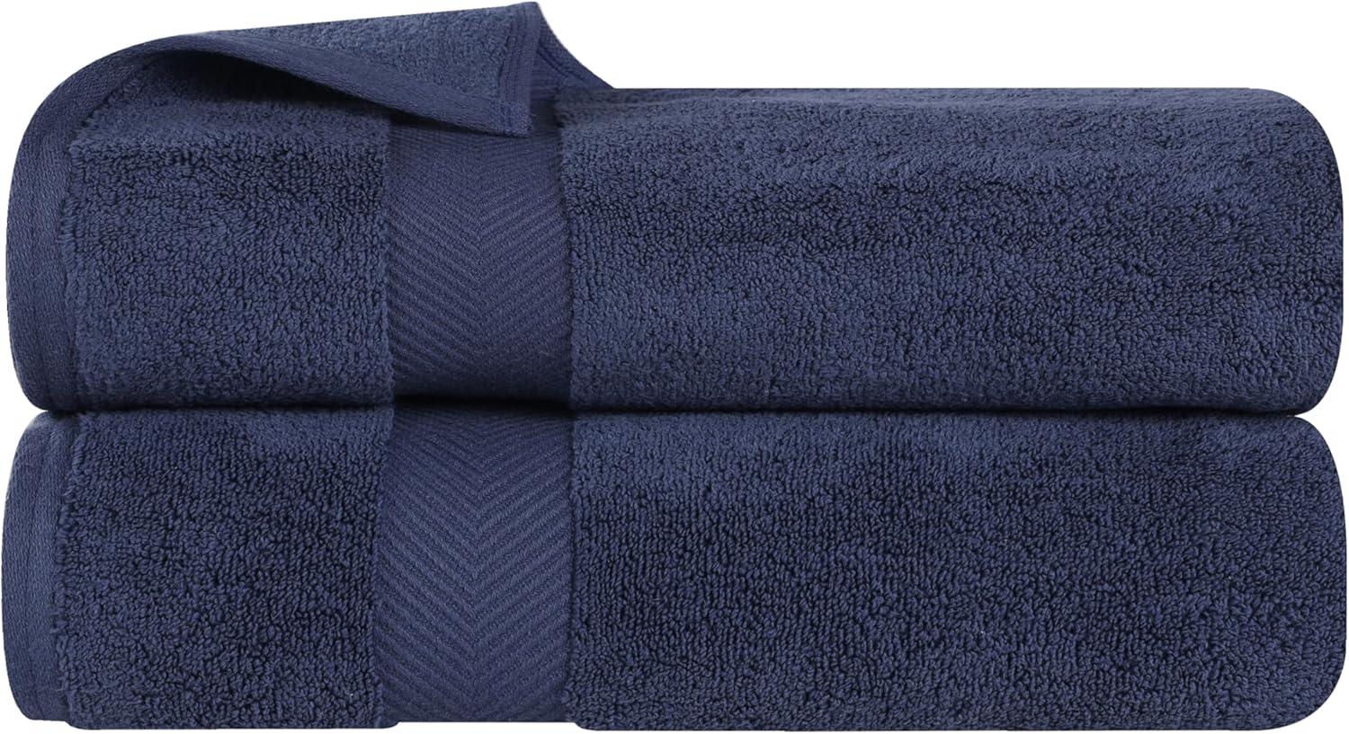 Oversized Midnight Egyptian Cotton Bath Towel Set