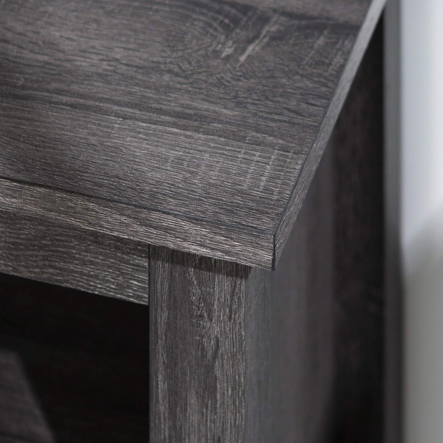 Walker Edison Open Storage TV Stand for TVs up to 65", Charcoal