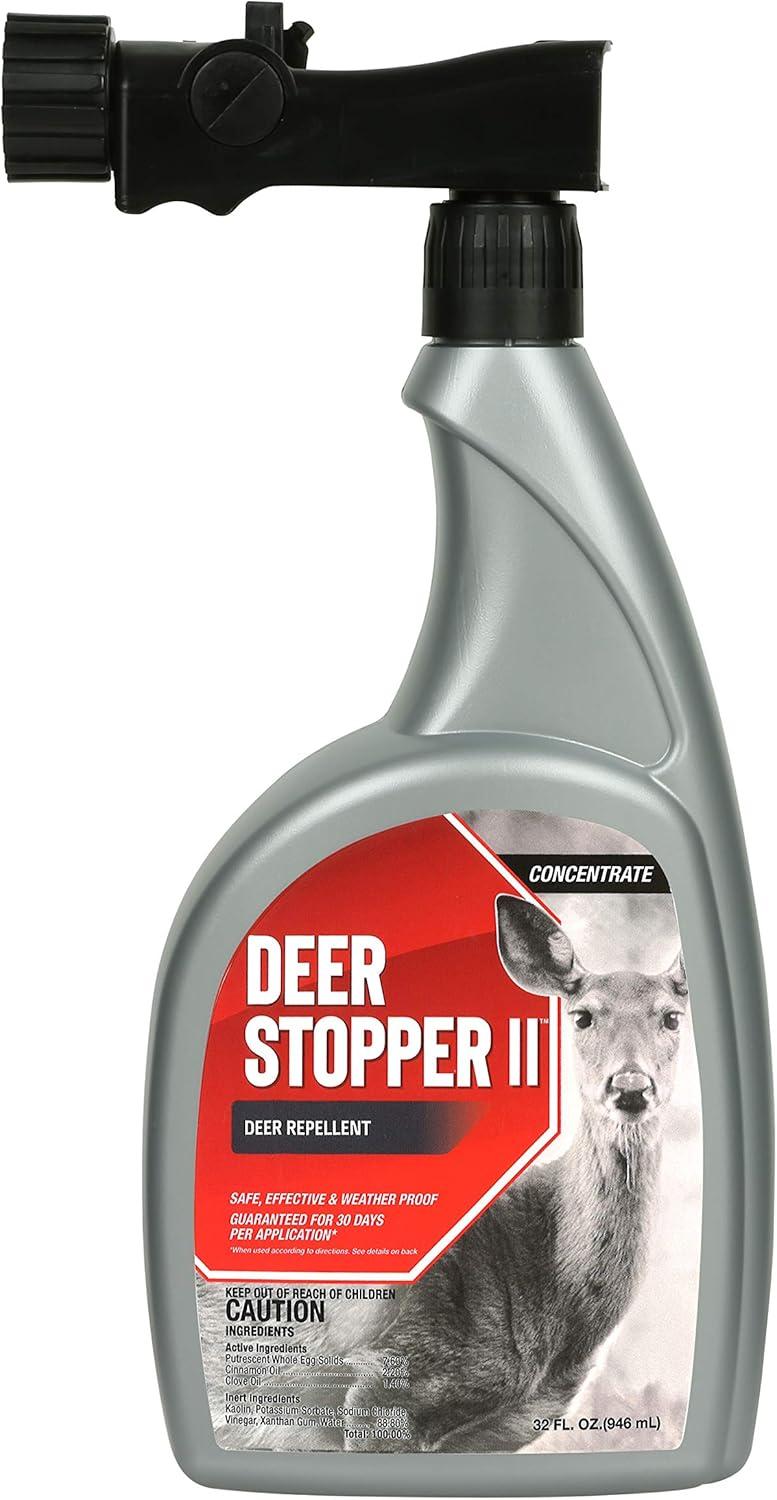 Deer Stopper II Animal Repellent, 32oz Ready-to-Spray Hose End