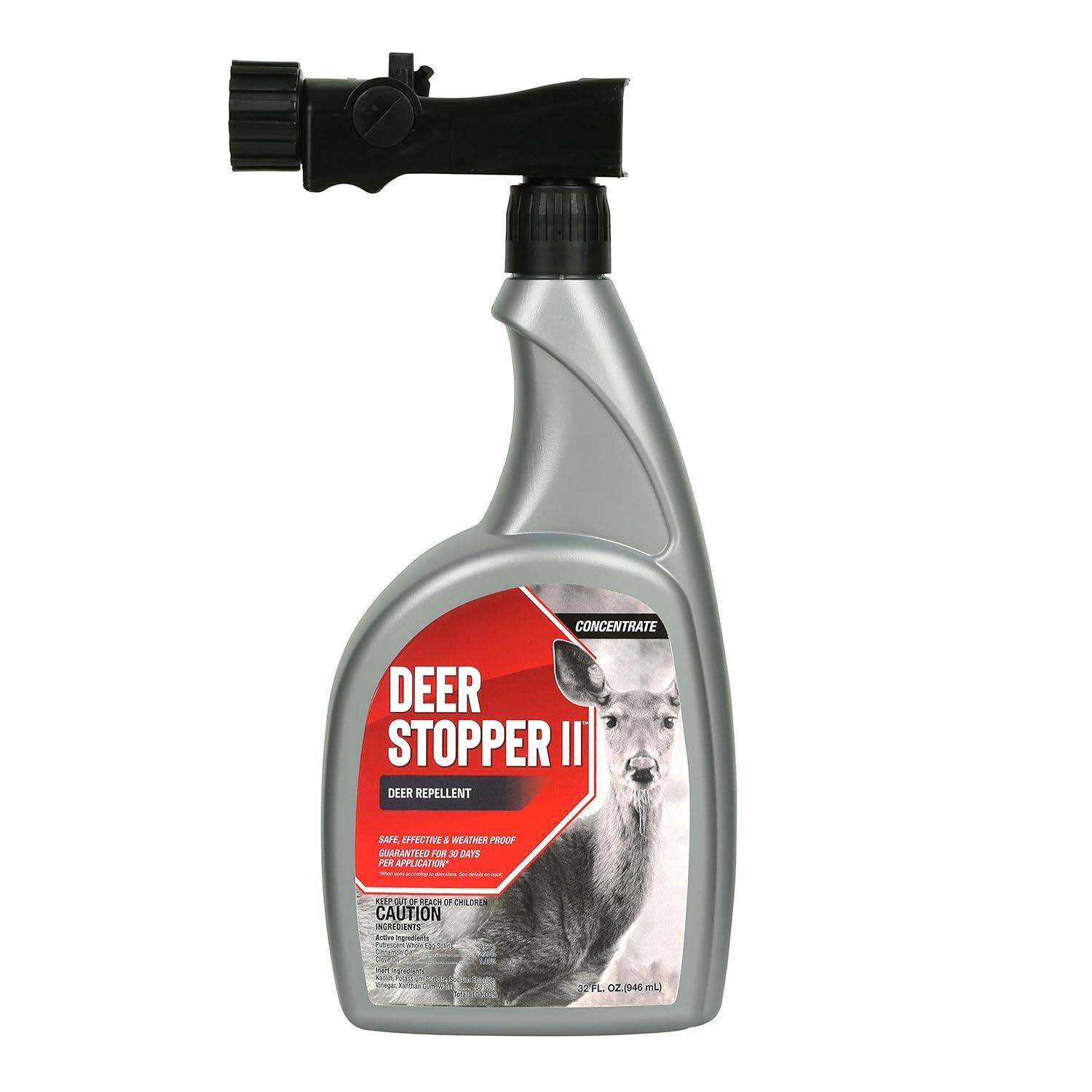 Deer Stopper II Animal Repellent, 32oz Ready-to-Spray Hose End