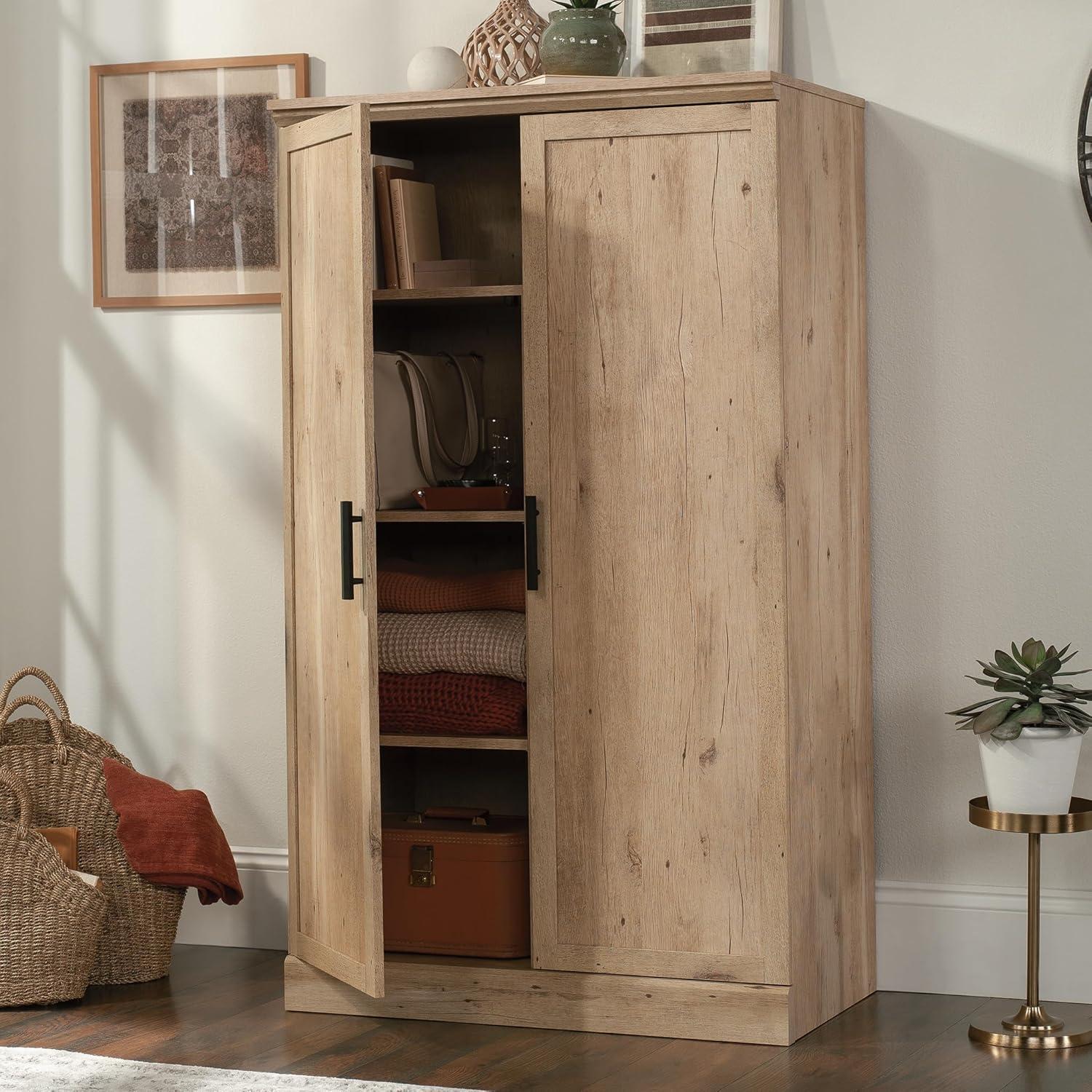 Aspen Post Prime Oak 2-Door Storage Cabinet with Adjustable Shelves