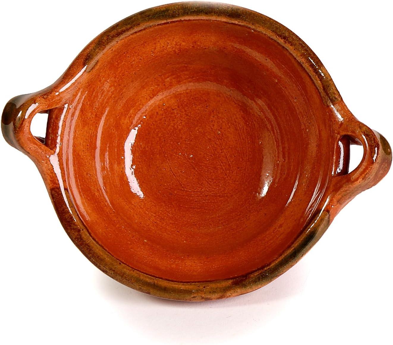 Mexican Clay Mini Cazuela 12oz with Handles