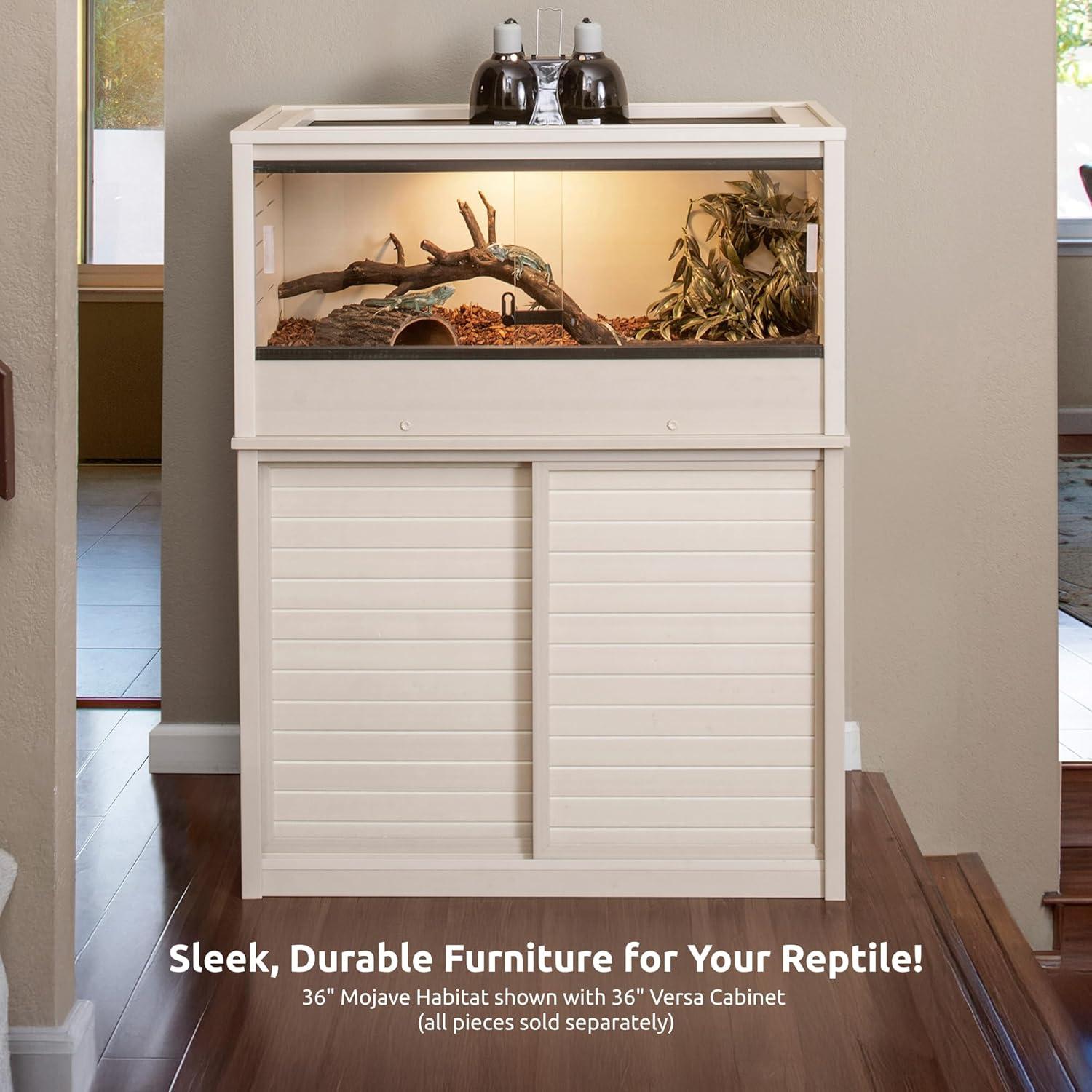 New Age Pet® ECOFLEX® Versa Stand Storage Cabinet for Pets, 36 in. Composite, Non-Toxic, Easy Assembly, Ideal for Extra Bedding, Food, Toys, Accessories Storage