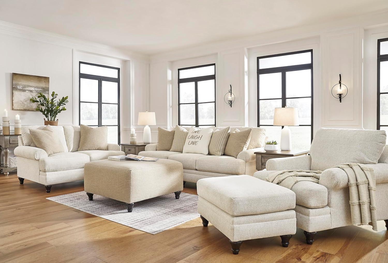 89" Recessed Arm Sofa with Reversible Cushions