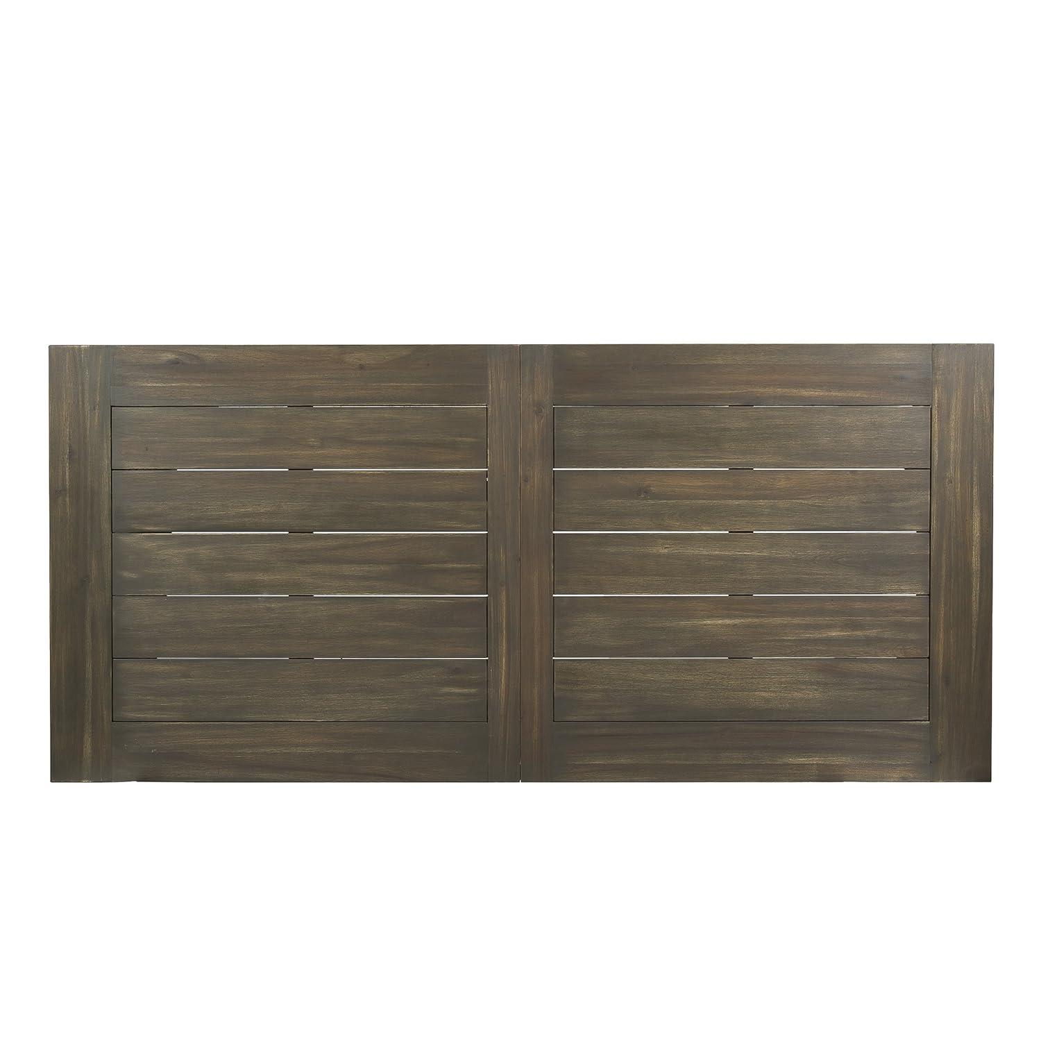Della Rectangle Acacia Dining Table - Gray - Christopher Knight Home