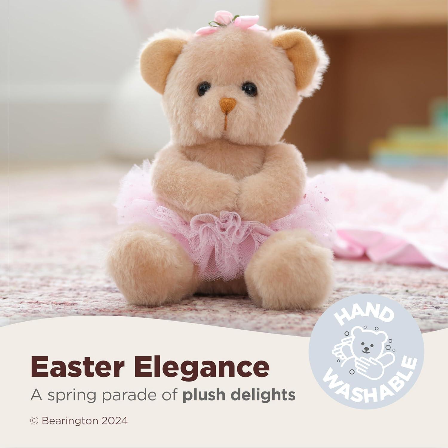 Bearington Bearington Collection Bella Plush Ballerina Teddy Bear Stuffed Animal, 6 Inch