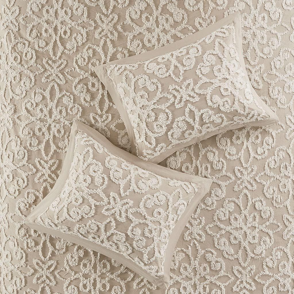 Kelly Clarkson Home Emberly Tufted 100% Cotton Sateen Coverlet Set in Farmhouse Style
