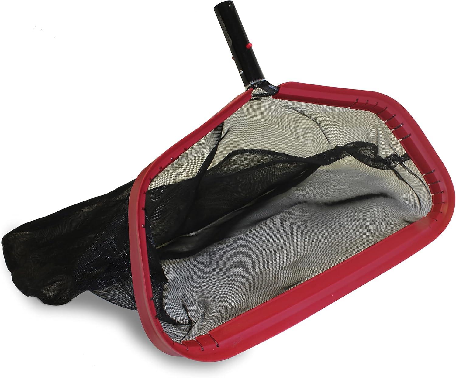 Skimlite SP400 Leaf Skimmer Net for Pool Cleaning, 19 Inch Heavy Duty Fine Mesh Net, Reinforced Frame, Pool Maintenance Rake Cleaner Equipment Debris Collector for Inground Pool Pond Hot Tub Spa