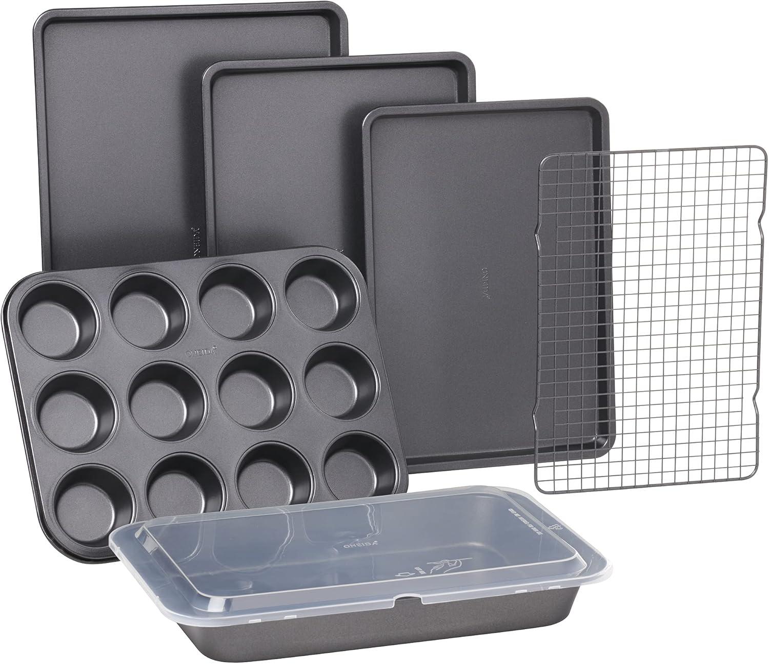 Simply Sweet 7-Piece Nonstick Carbon Steel Bakeware Set