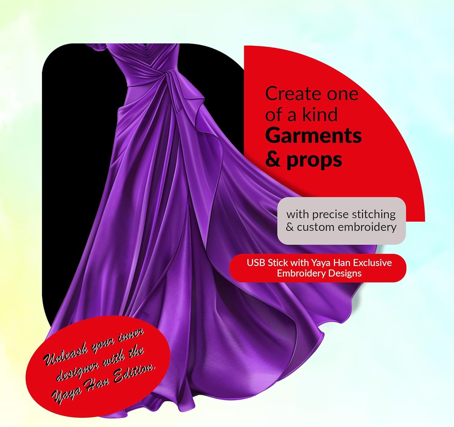 Bernette B70 10" x 6" Embroidery Machine Bundle with 3 Embroidery Hoops