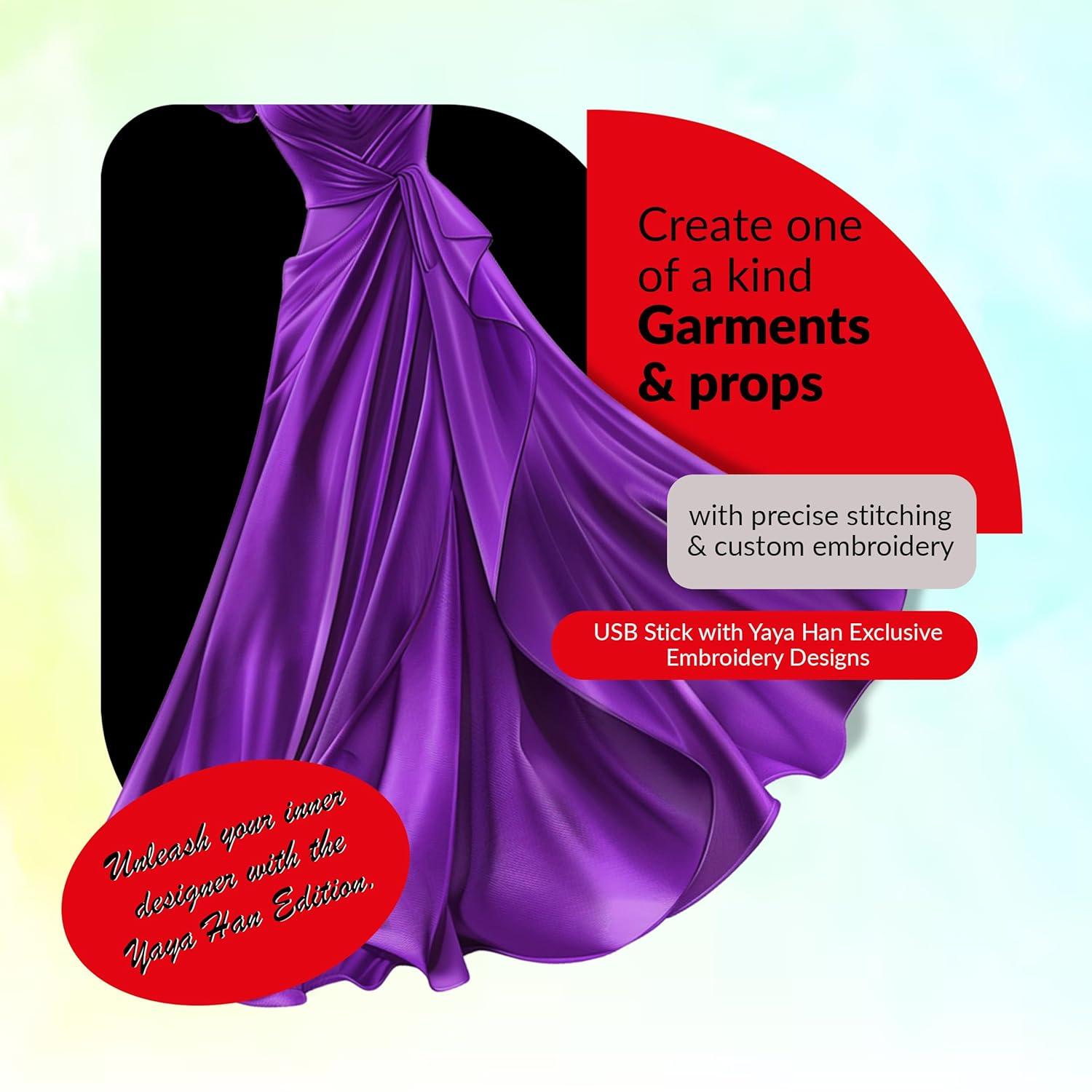 Bernette B70 10" x 6" Embroidery Machine Bundle with 3 Embroidery Hoops