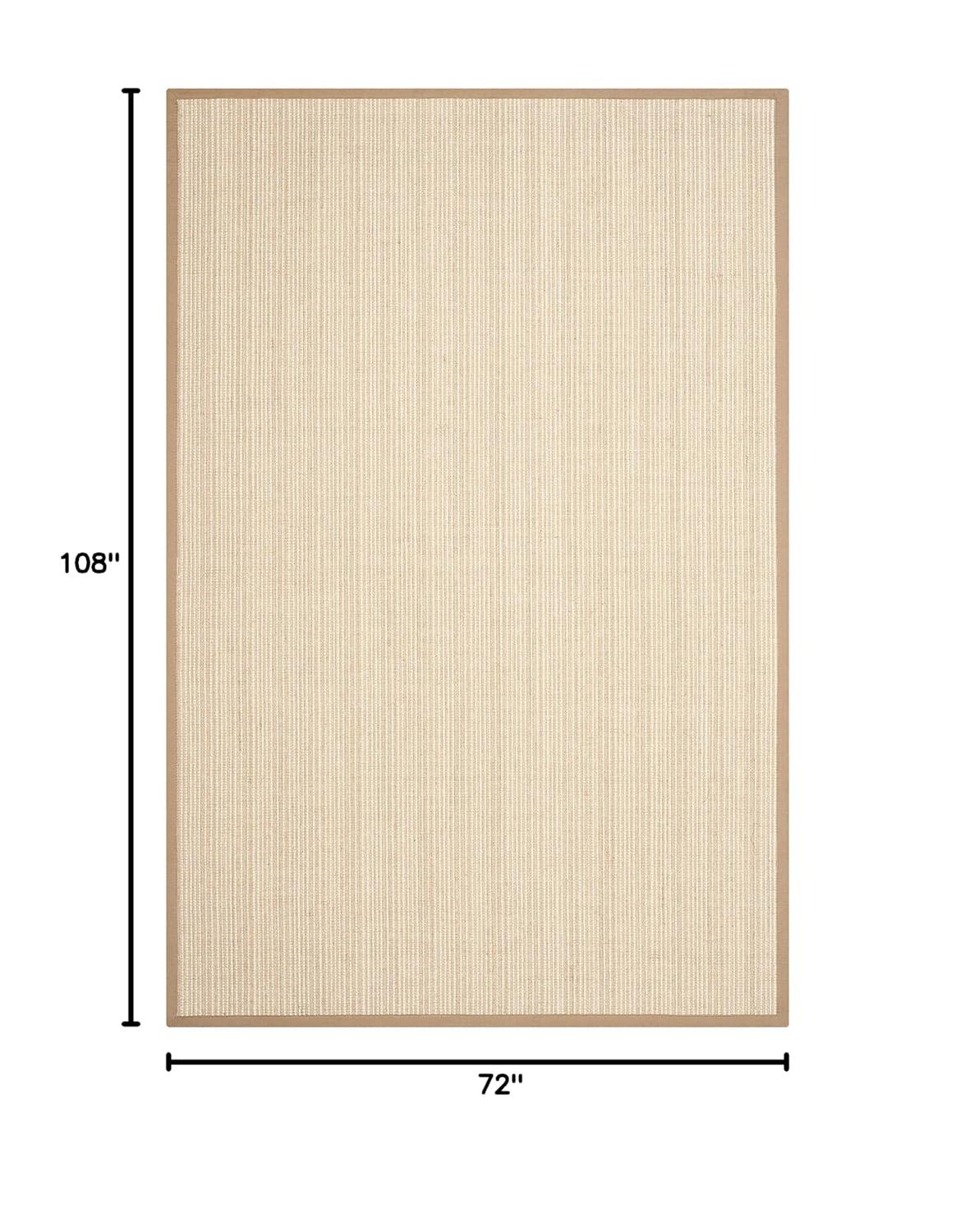Natural Fiber NF442 Power Loomed Indoor Area Rug - Tan/Tan - 6'x9' - Safavieh.