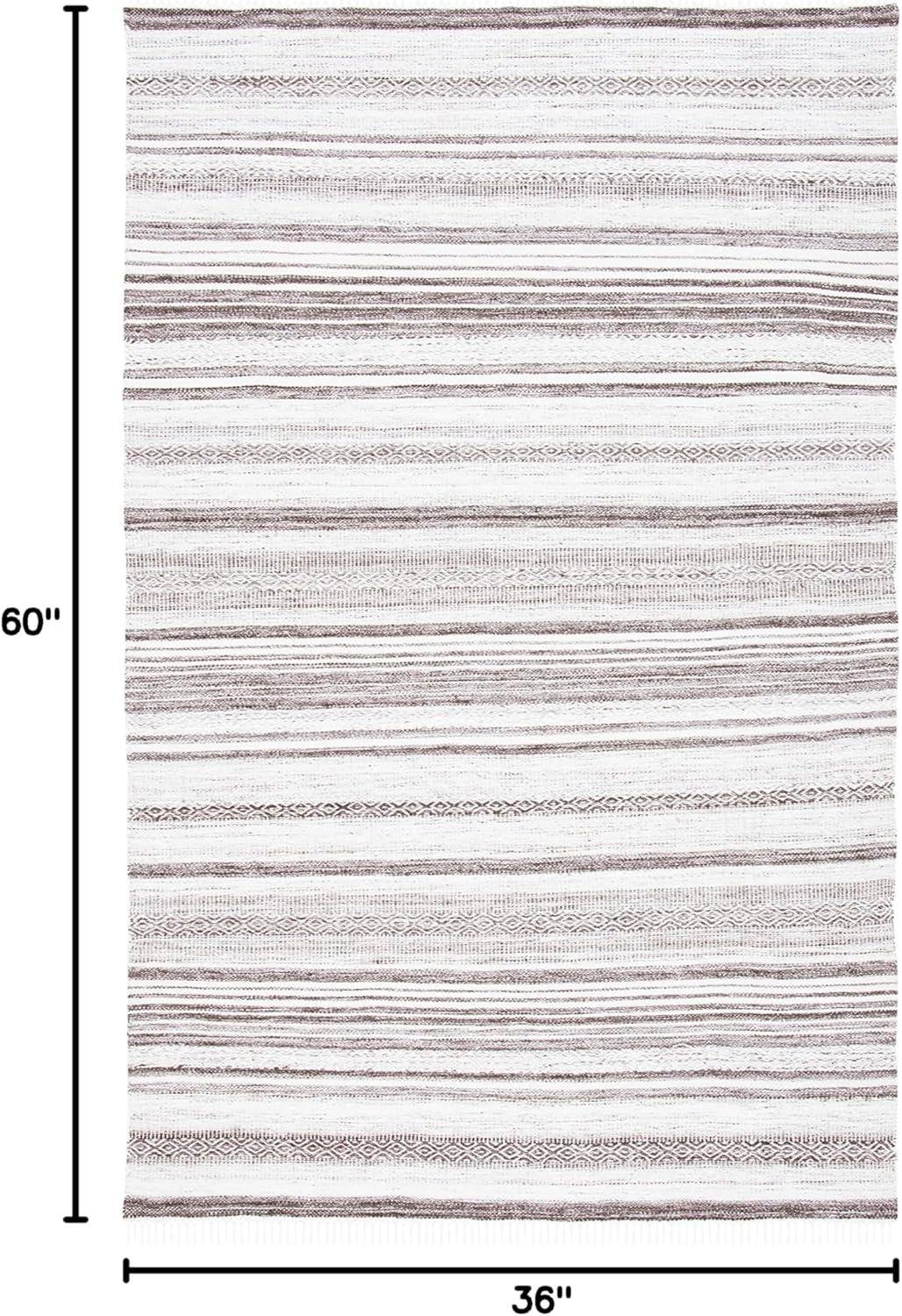 Foundry Select Striped Kilim Flat Weave Performance Striped Rug