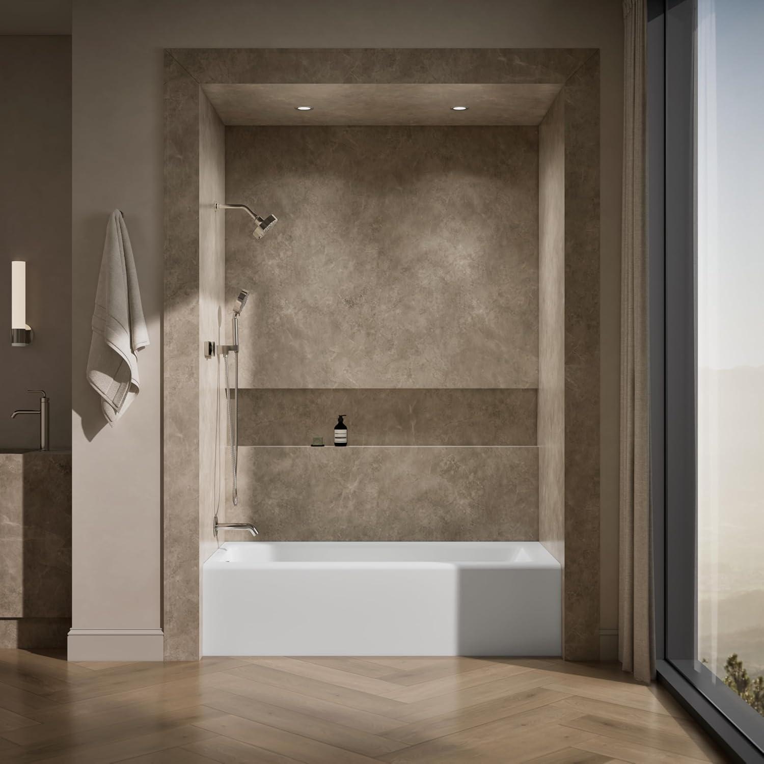 Bellwether® Alcove 66" x 32" Soaking Bathtub