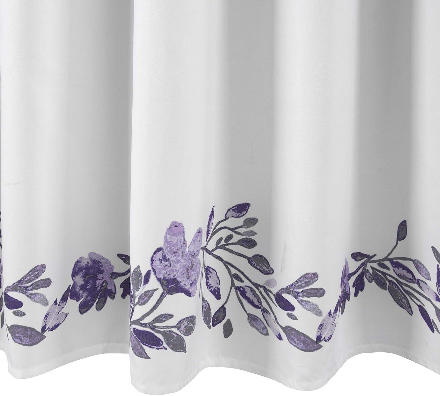 Lush Decor Tanisha Floral Shower Curtain
