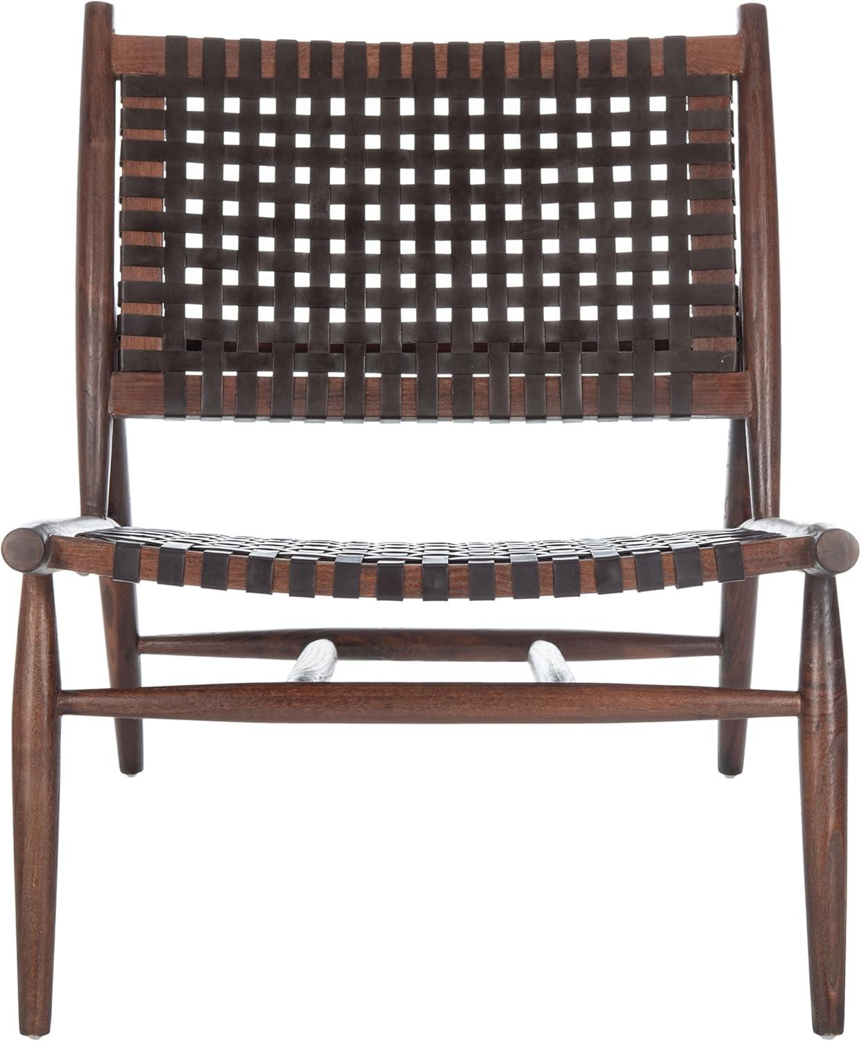 Soleil Accent Chair - ACH1001 - Brown/Brown - Safavieh
