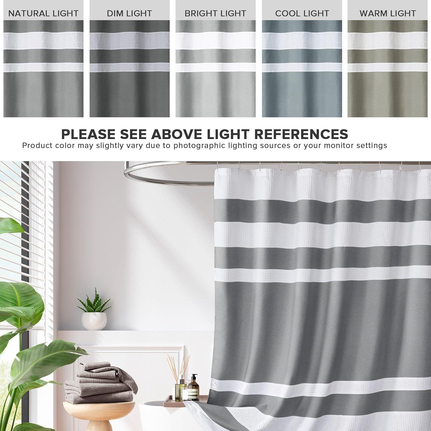 Striped Single Shower Curtain