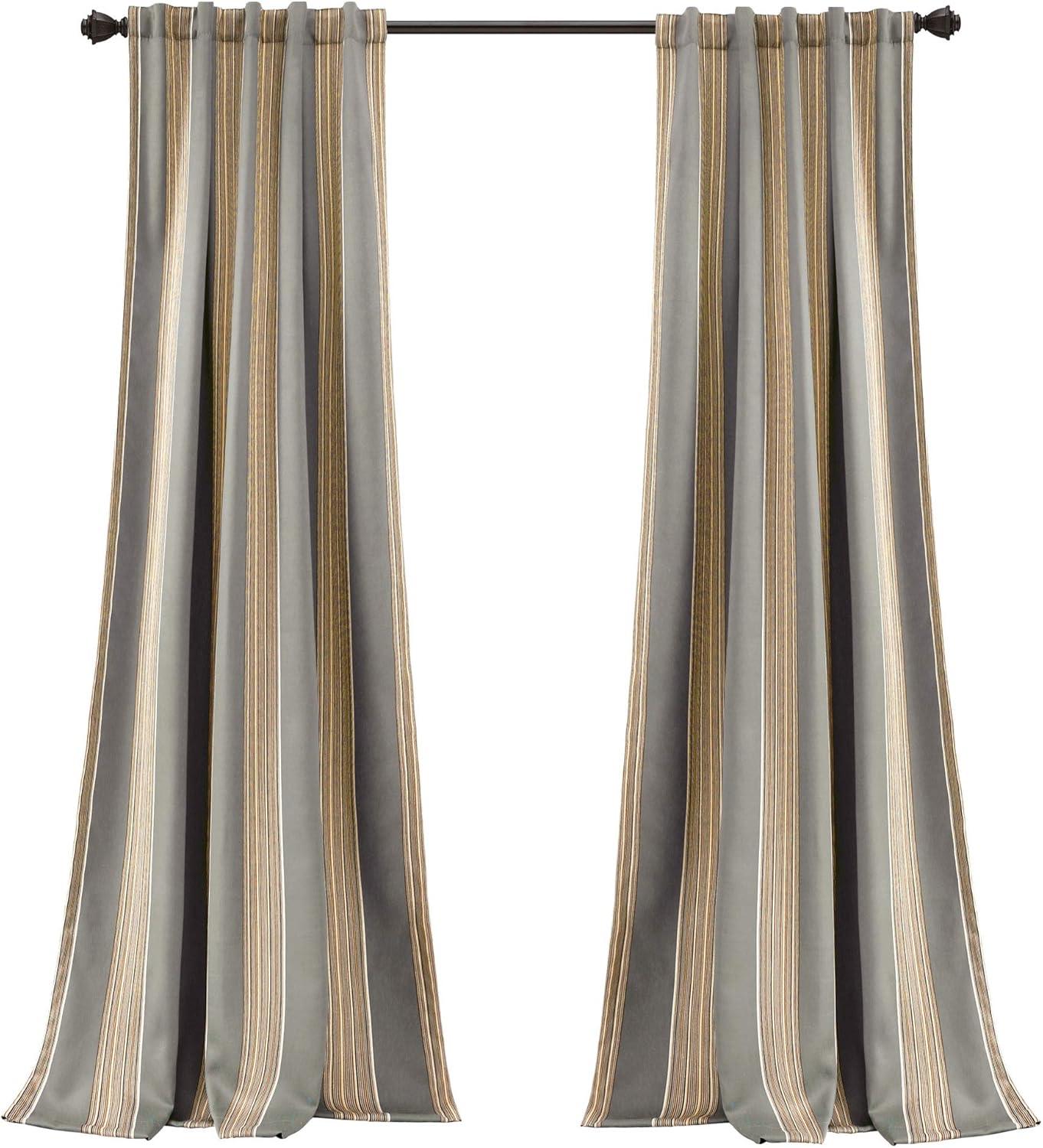 Lush Decor Julia Polyester Room Darkening Sliding Panel Pair (Set of 2)